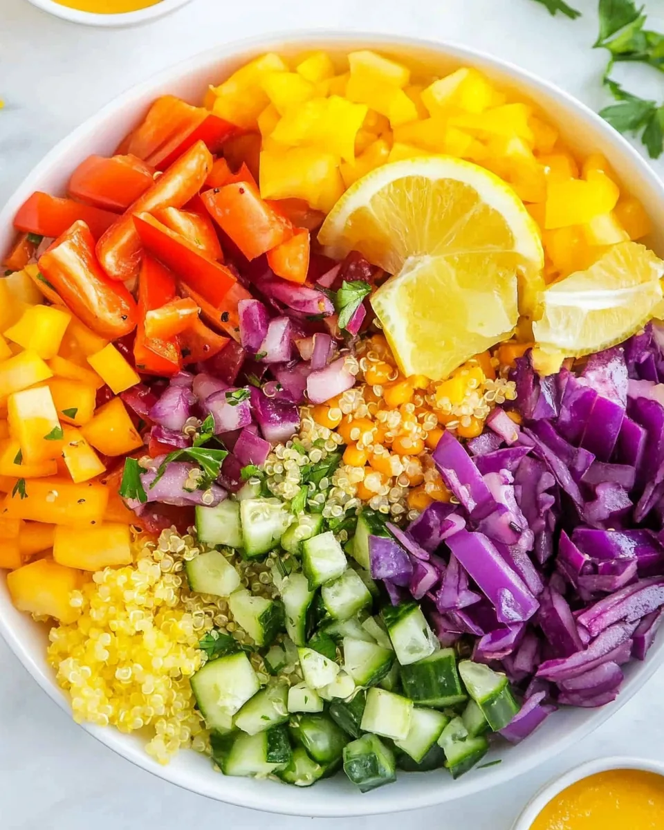 Rainbow Quinoa Salad