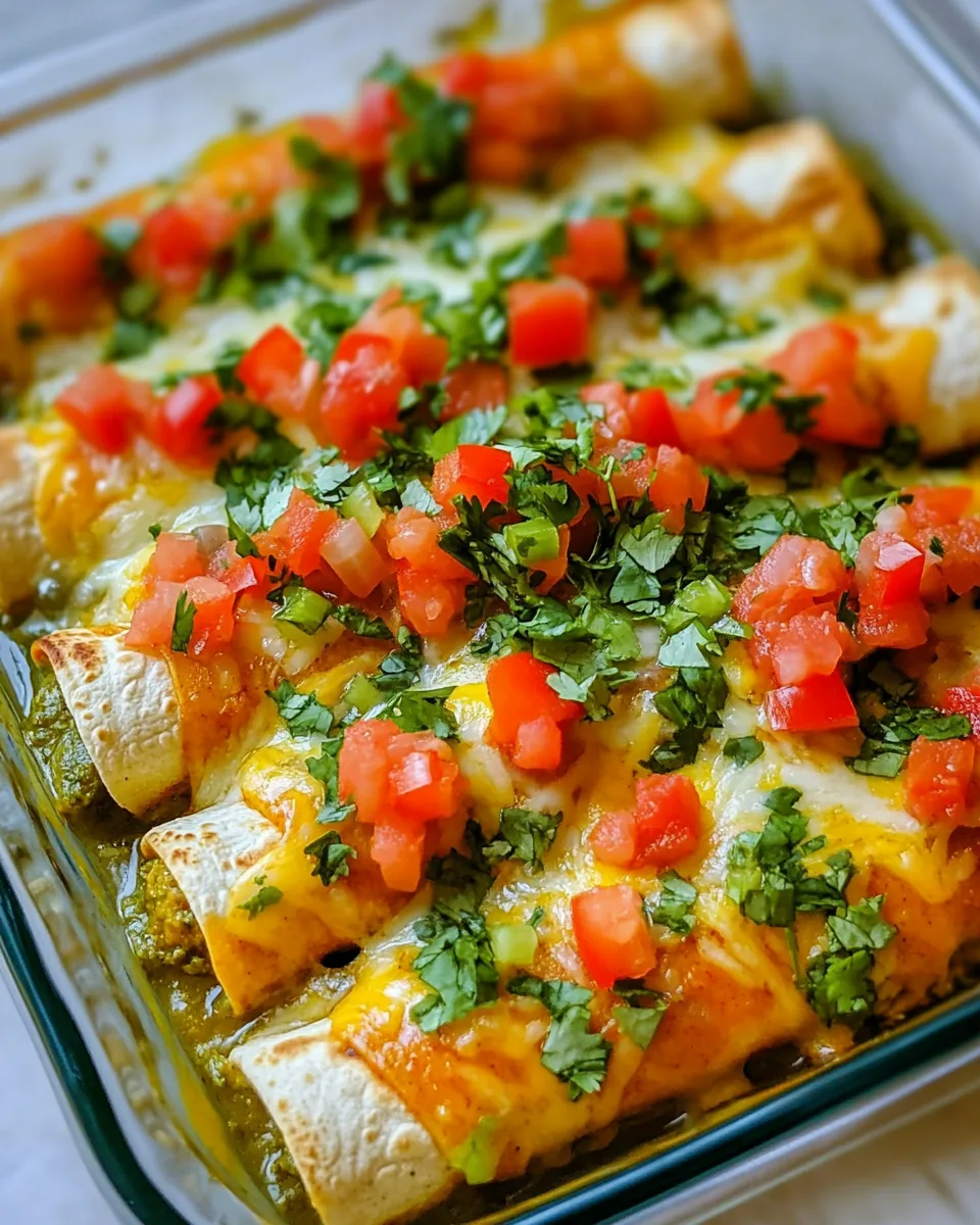 Red and Green Enchiladas