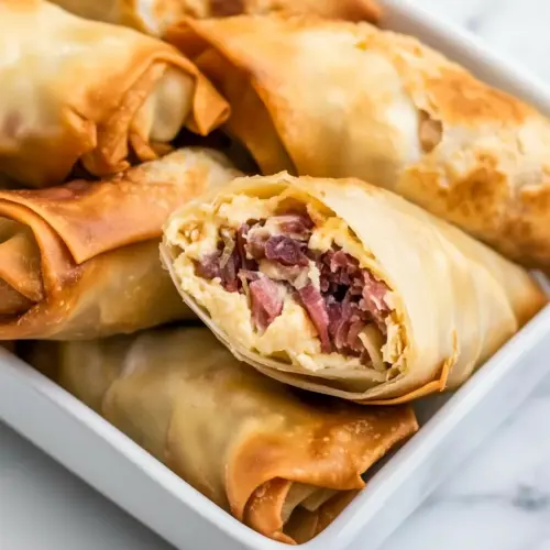 Reuben Egg Rolls