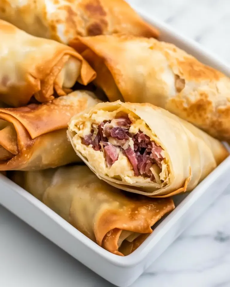 Reuben Egg Rolls