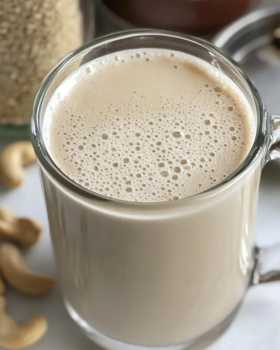 Rich Creamy Cashew Creamer Recipe