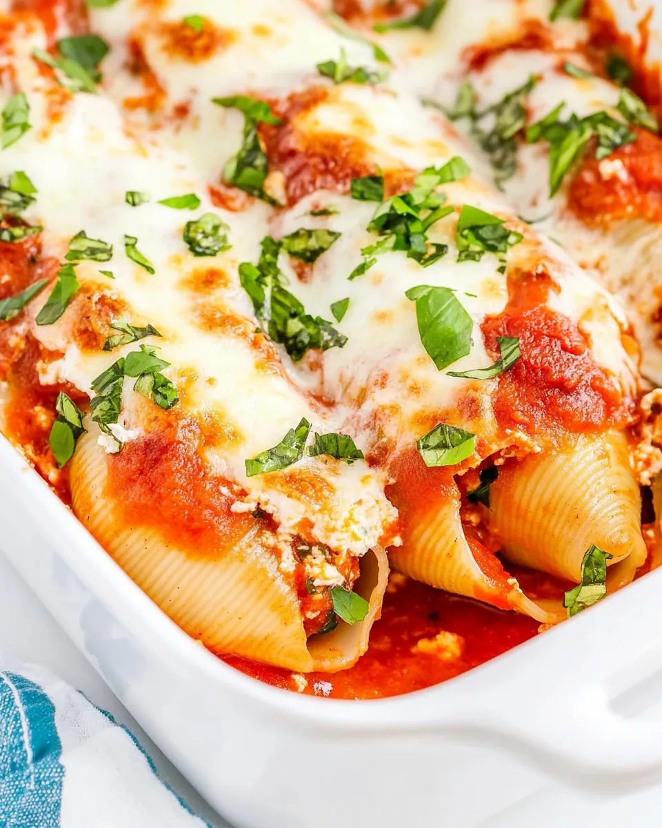 Ricotta Stuffed Shells
