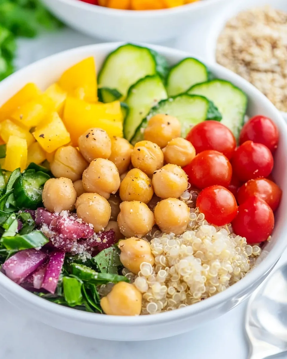 Roasted Chickpea Quinoa Buddha Bowl