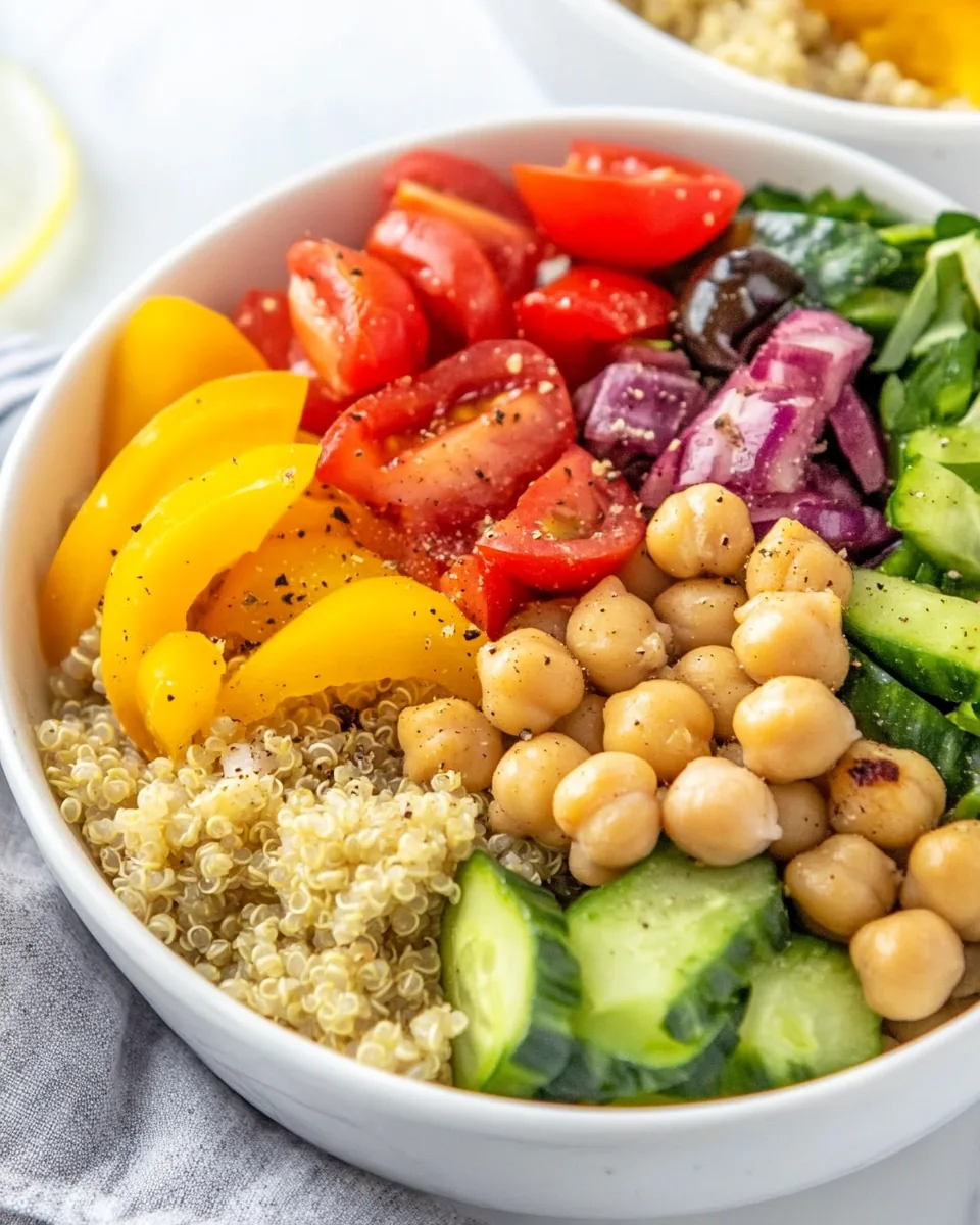 Roasted Chickpea Quinoa Buddha Bowl