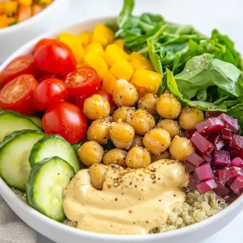Roasted Chickpea Quinoa Buddha Bowl