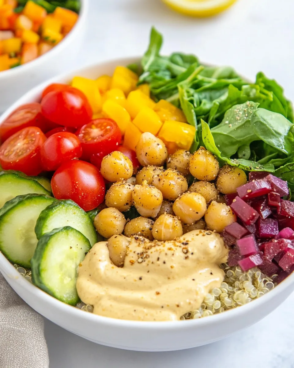 Roasted Chickpea Quinoa Buddha Bowl