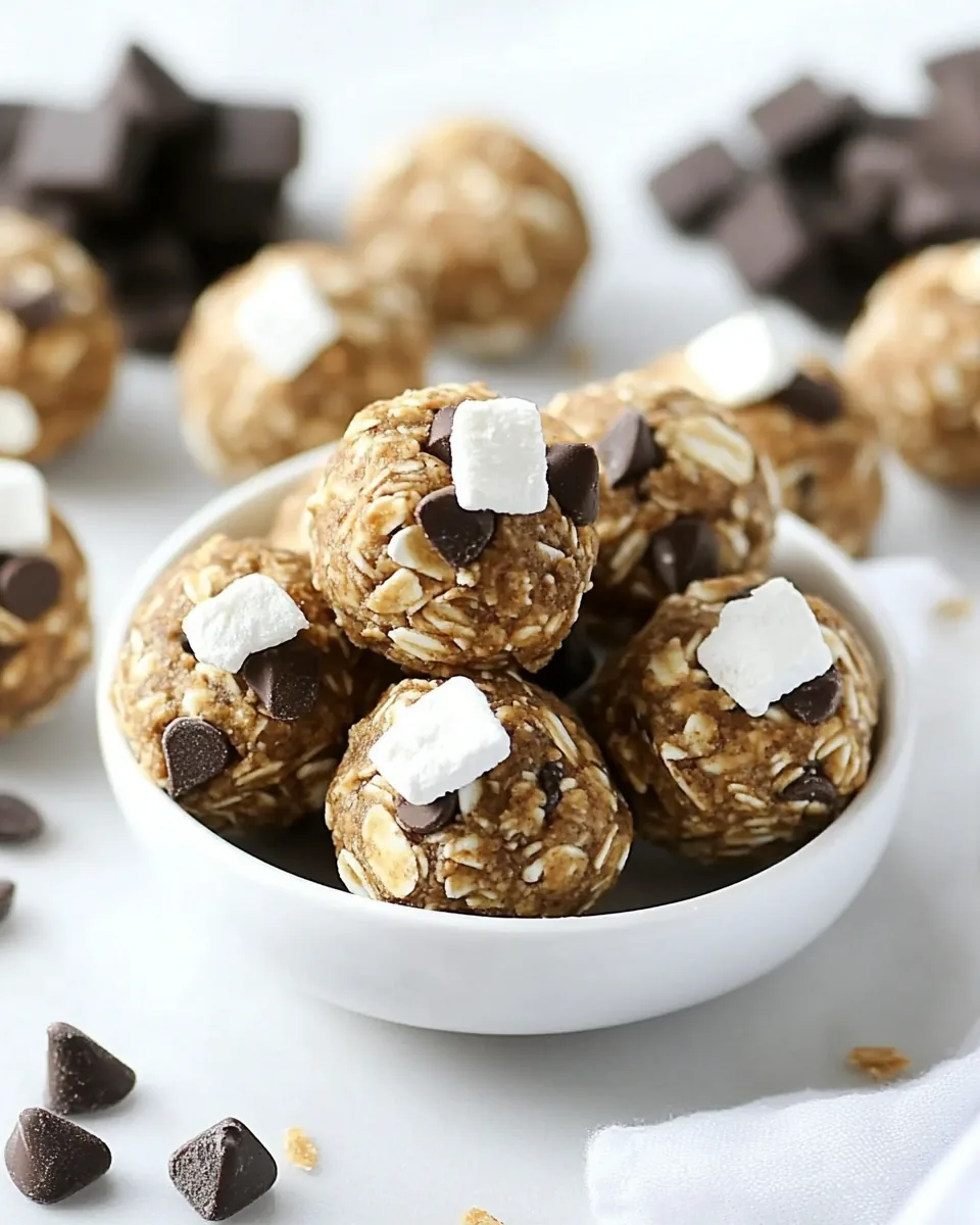 S'mores Energy Bites
