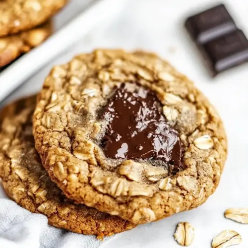 Salted Brown Butter Oatmeal Chocolate Chunk Cookies
