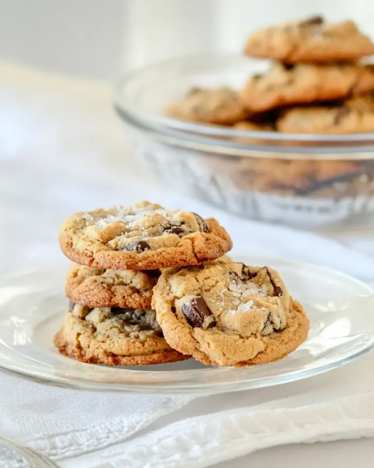 Salted Chocolate Chunk Cookies