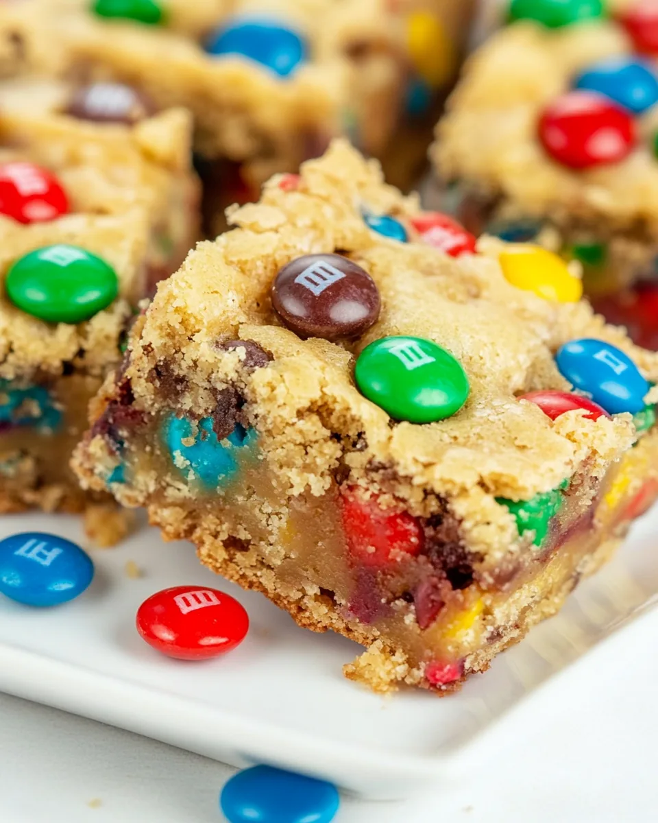 Samoa M&M Blondies