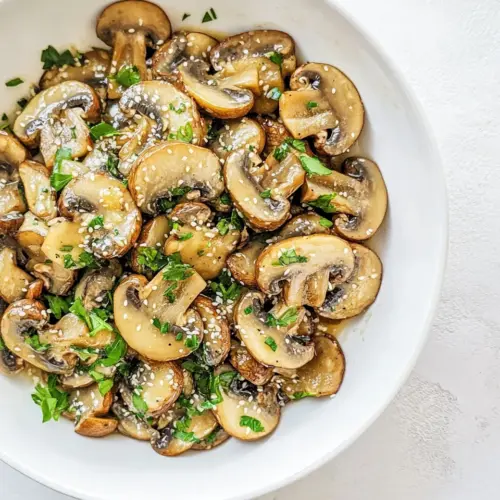 Sauteed Mushrooms in Soy Sauce Glaze