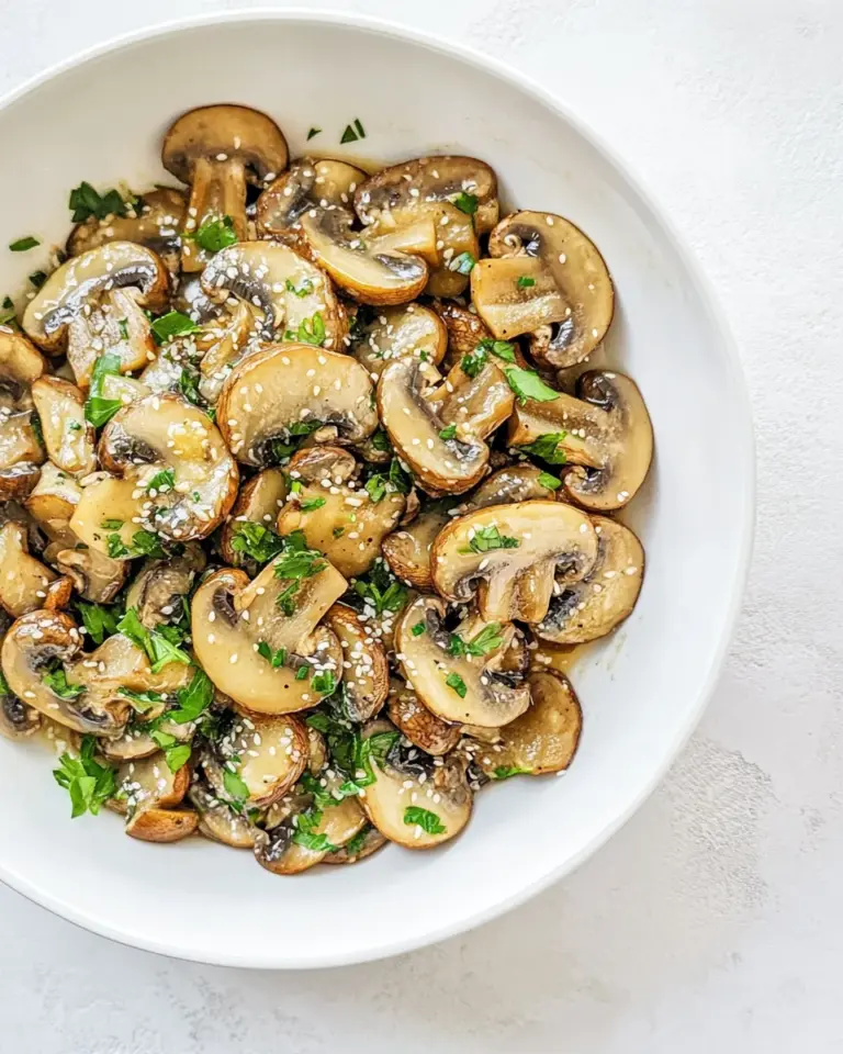 Sauteed Mushrooms in Soy Sauce Glaze