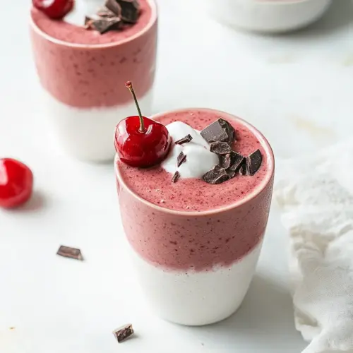 Seriously Luscious Chocolate Cherry Smoothie