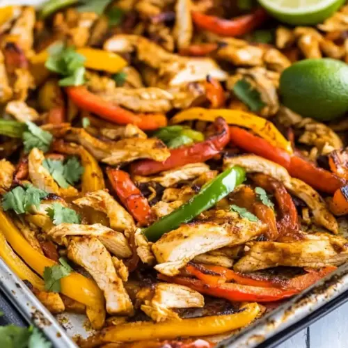 Sheet Pan Chicken Fajitas