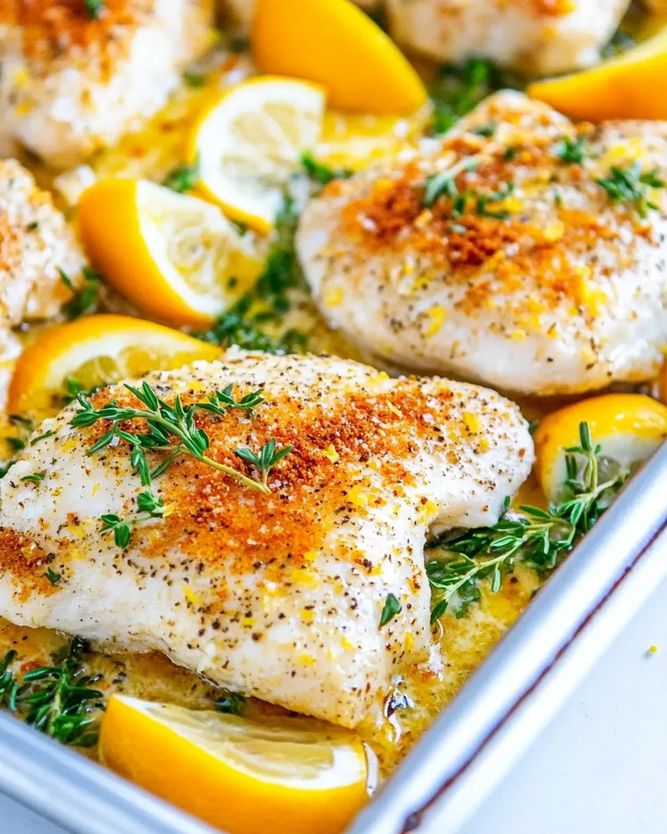 Sheet Pan Lemon Pepper Chicken