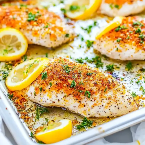 Sheet Pan Lemon Pepper Chicken