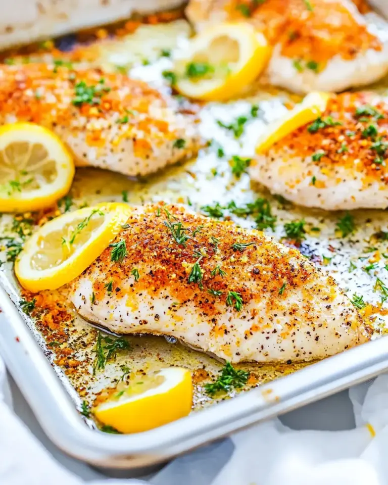 Sheet Pan Lemon Pepper Chicken