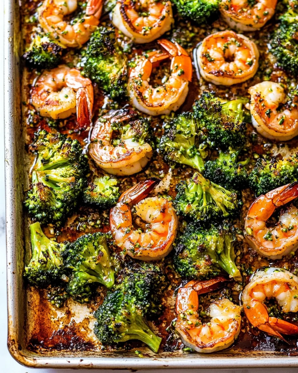 Sheet Pan Shrimp and Broccoli