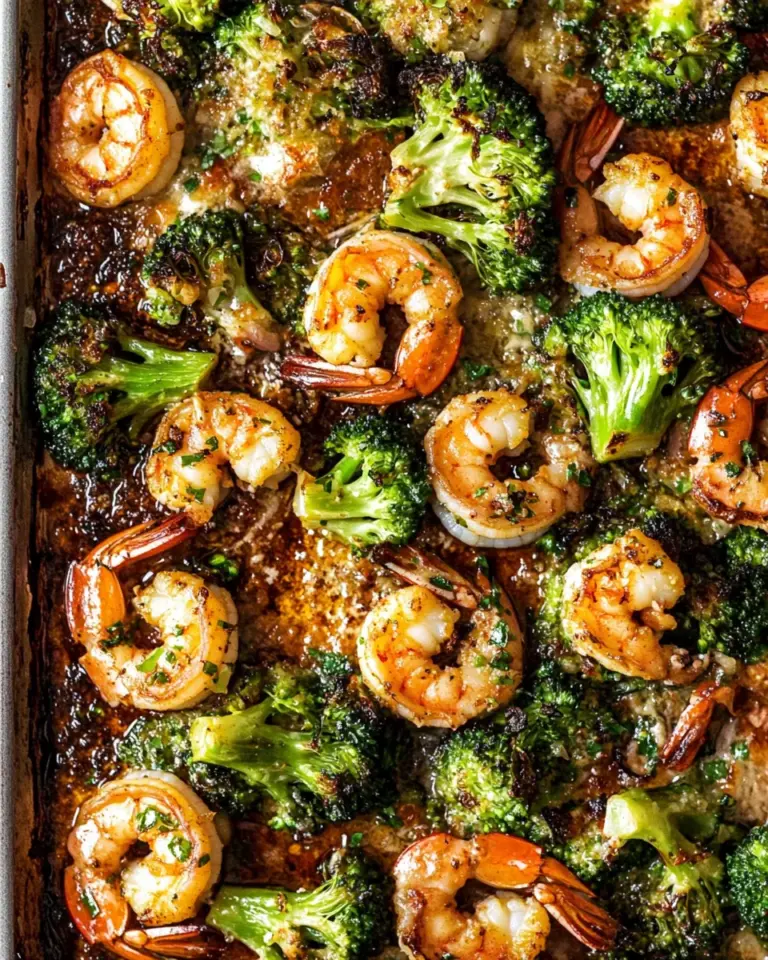 Sheet Pan Shrimp and Broccoli