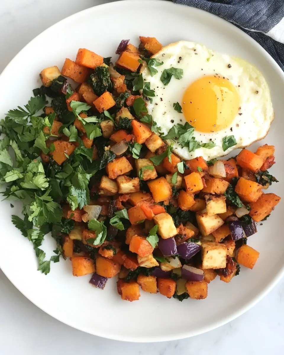 Sheet Pan Vegetarian Breakfast Hash