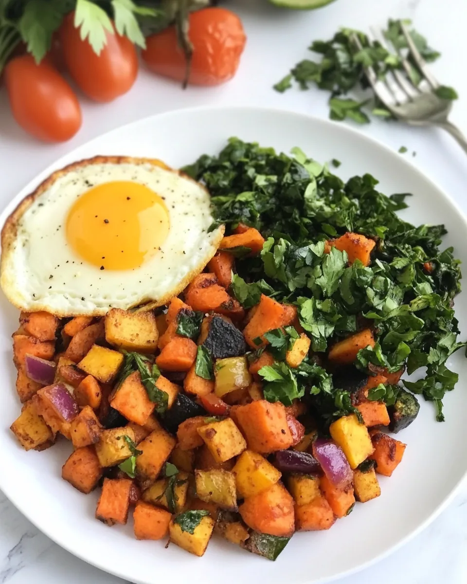 Sheet Pan Vegetarian Breakfast Hash