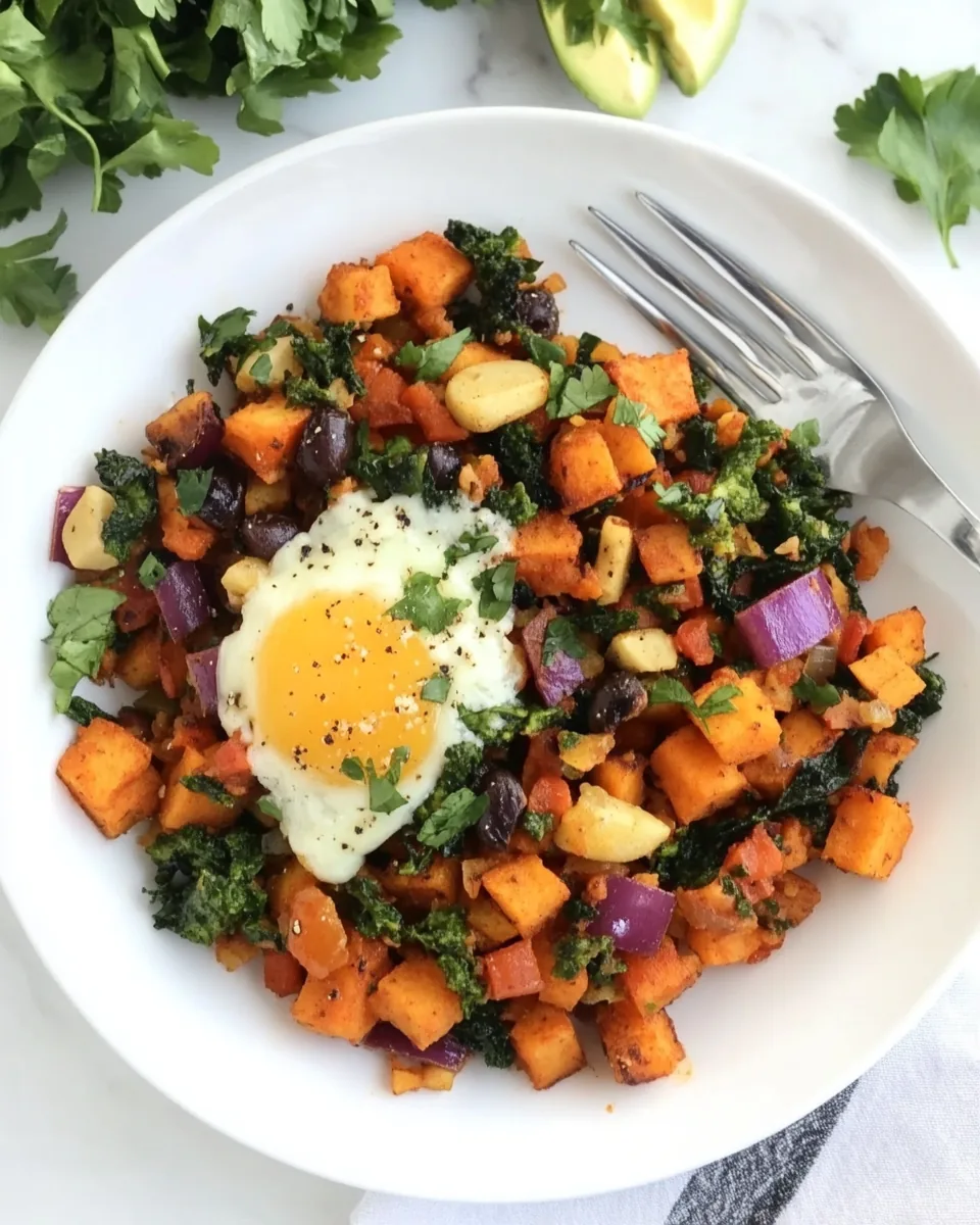 Sheet Pan Vegetarian Breakfast Hash