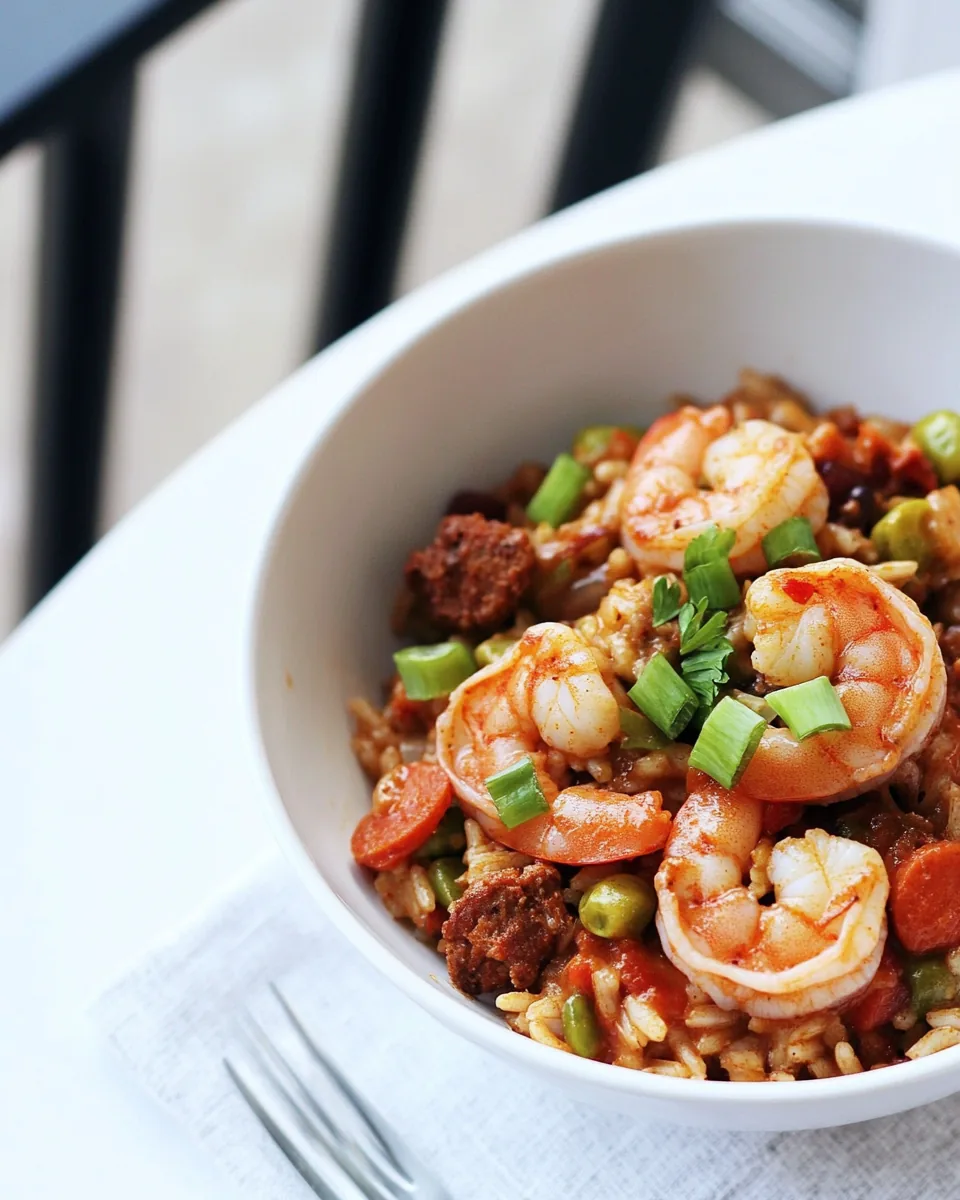 Shrimp Chorizo Cajun Jambalaya
