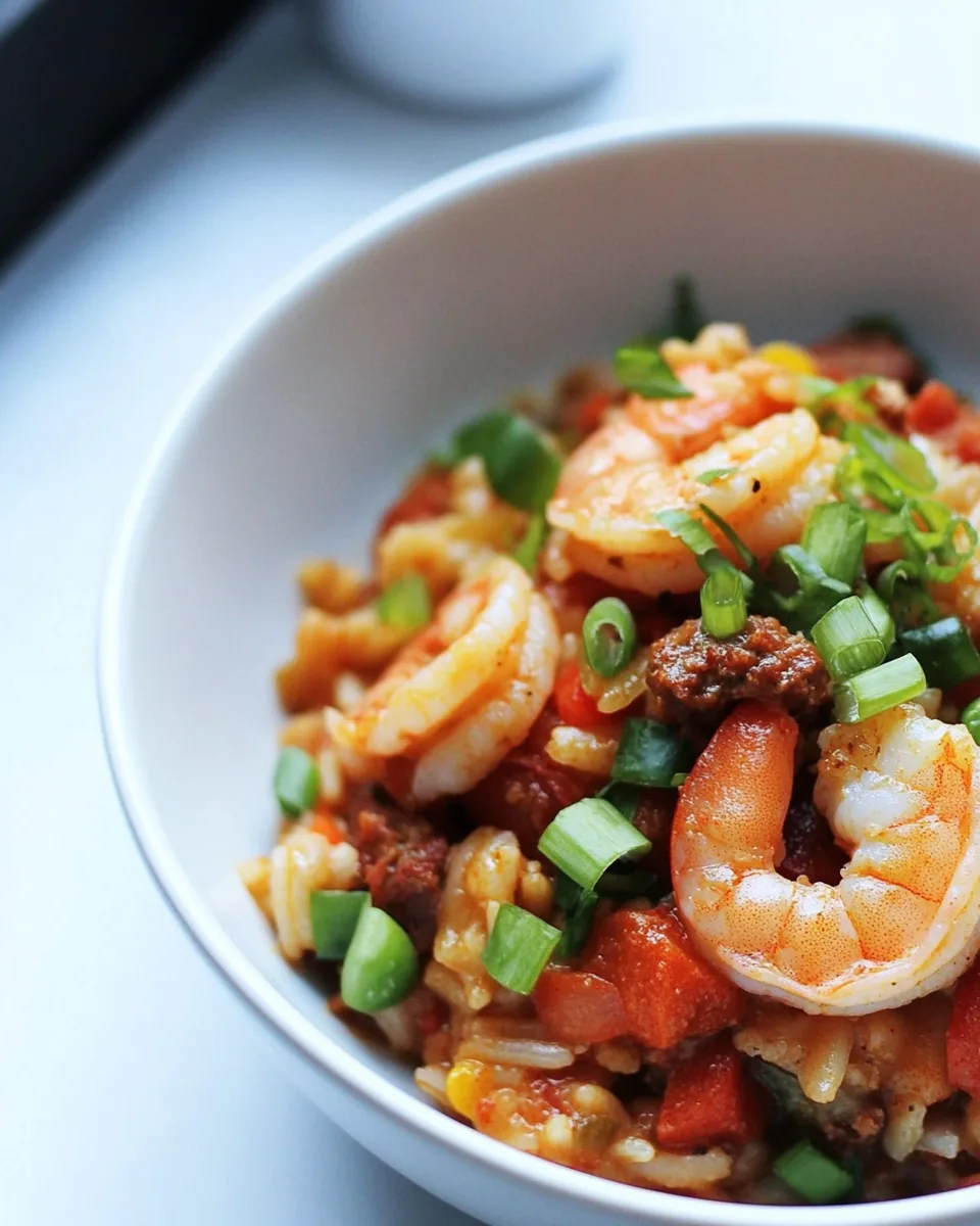 Shrimp Chorizo Cajun Jambalaya