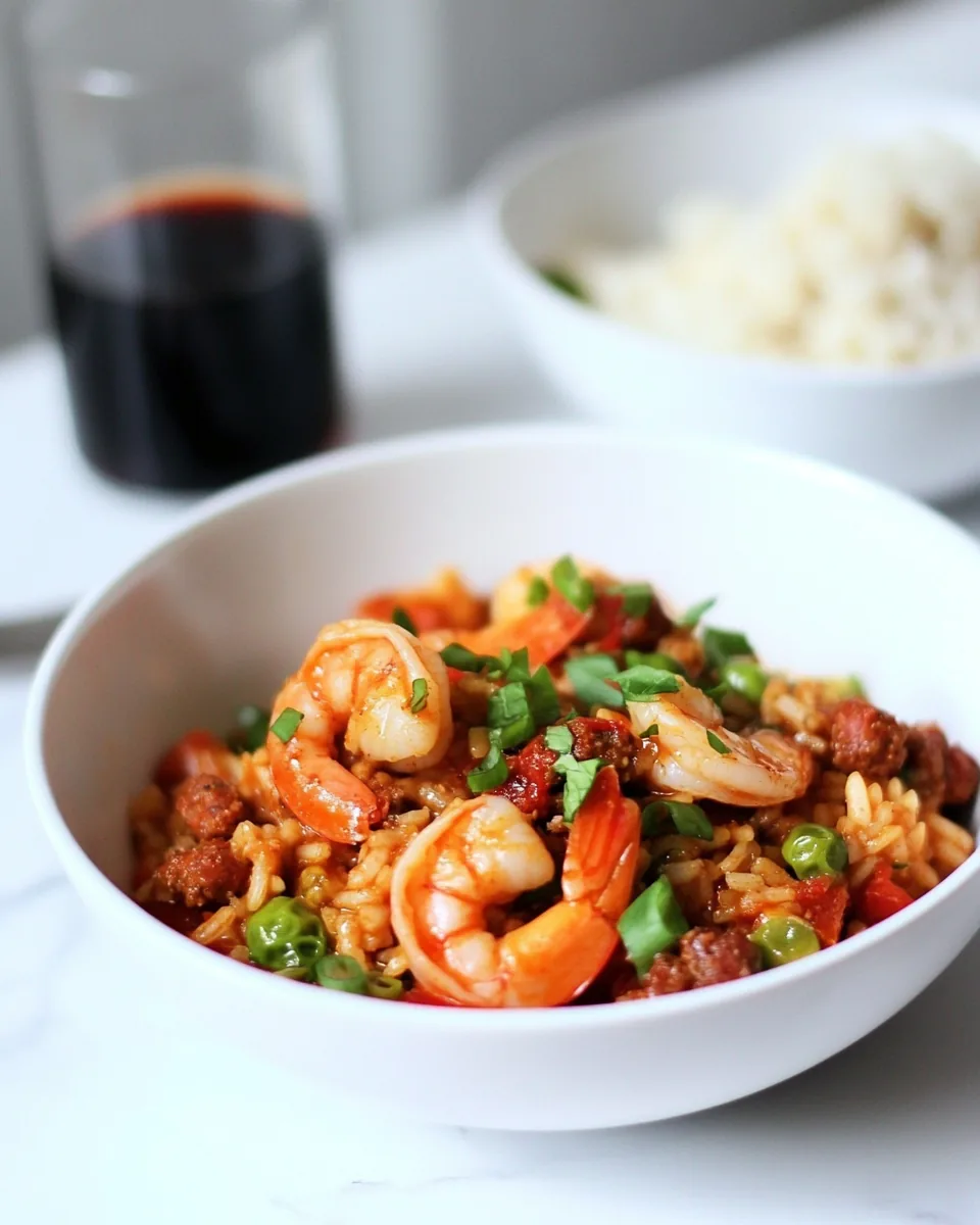 Shrimp Chorizo Cajun Jambalaya