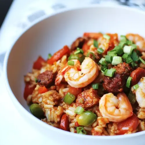 Shrimp Chorizo Cajun Jambalaya