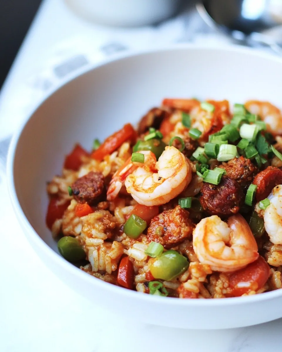 Shrimp Chorizo Cajun Jambalaya