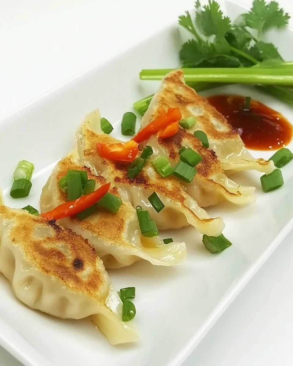 Simple Pan Seared Dumplings