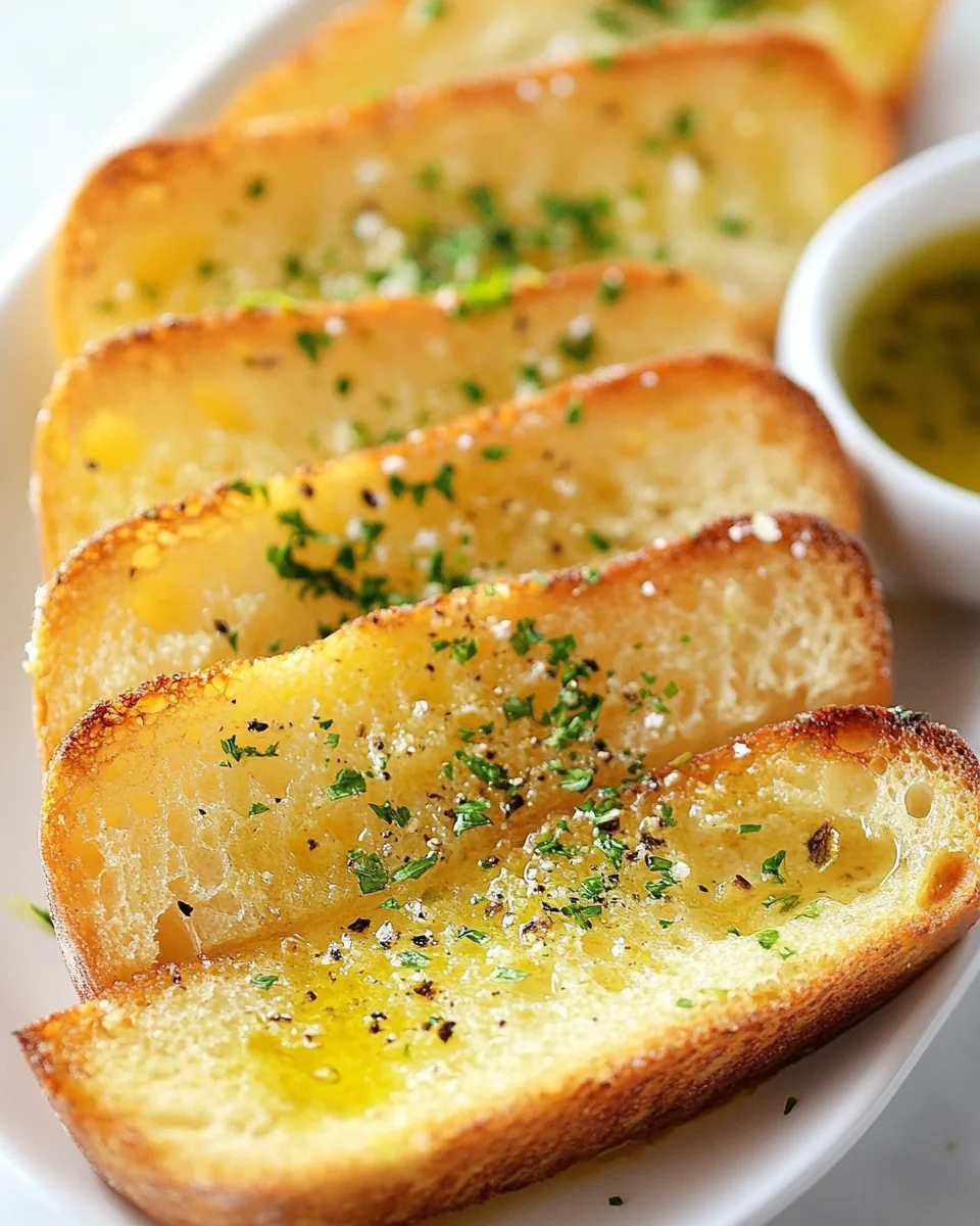 Skillet Garlic Bread