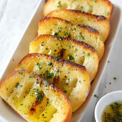 Skillet Garlic Bread