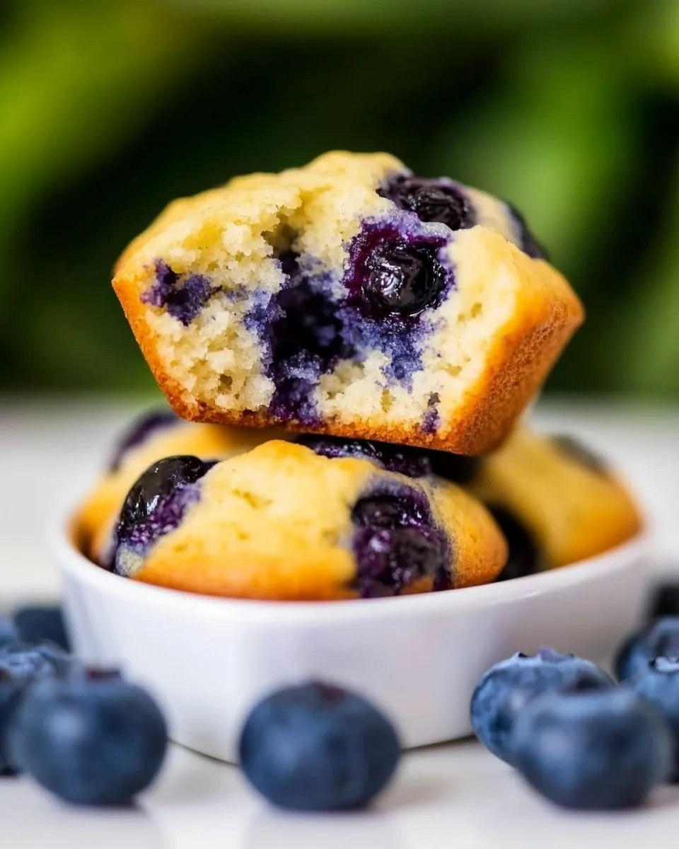 Skinny Blueberry Muffins