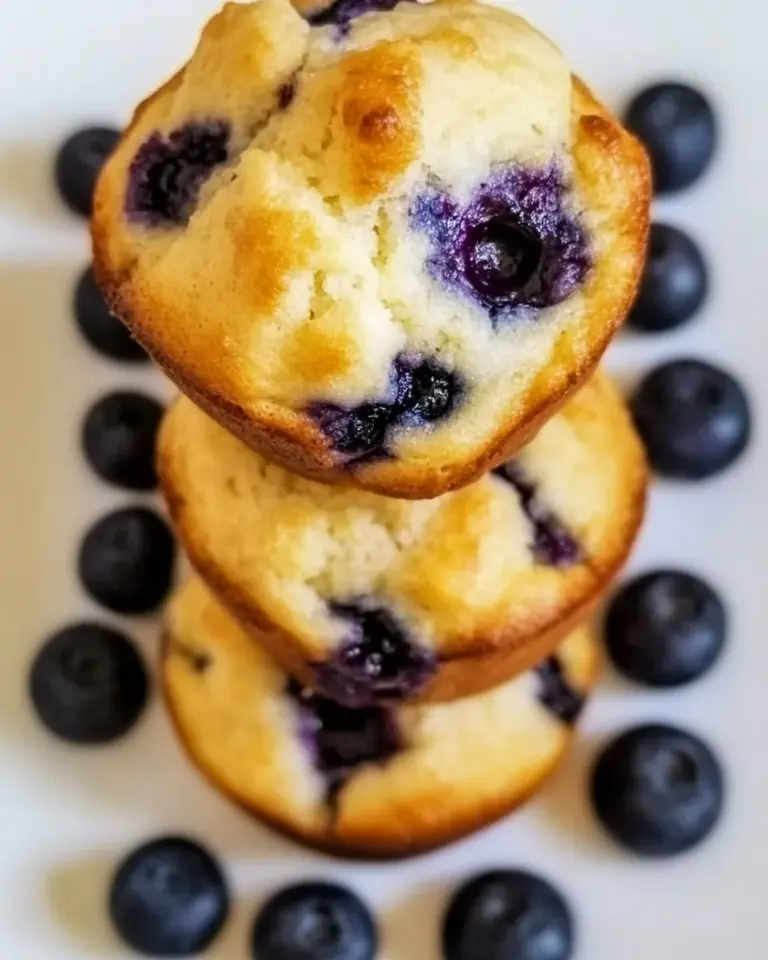 Skinny Blueberry Muffins