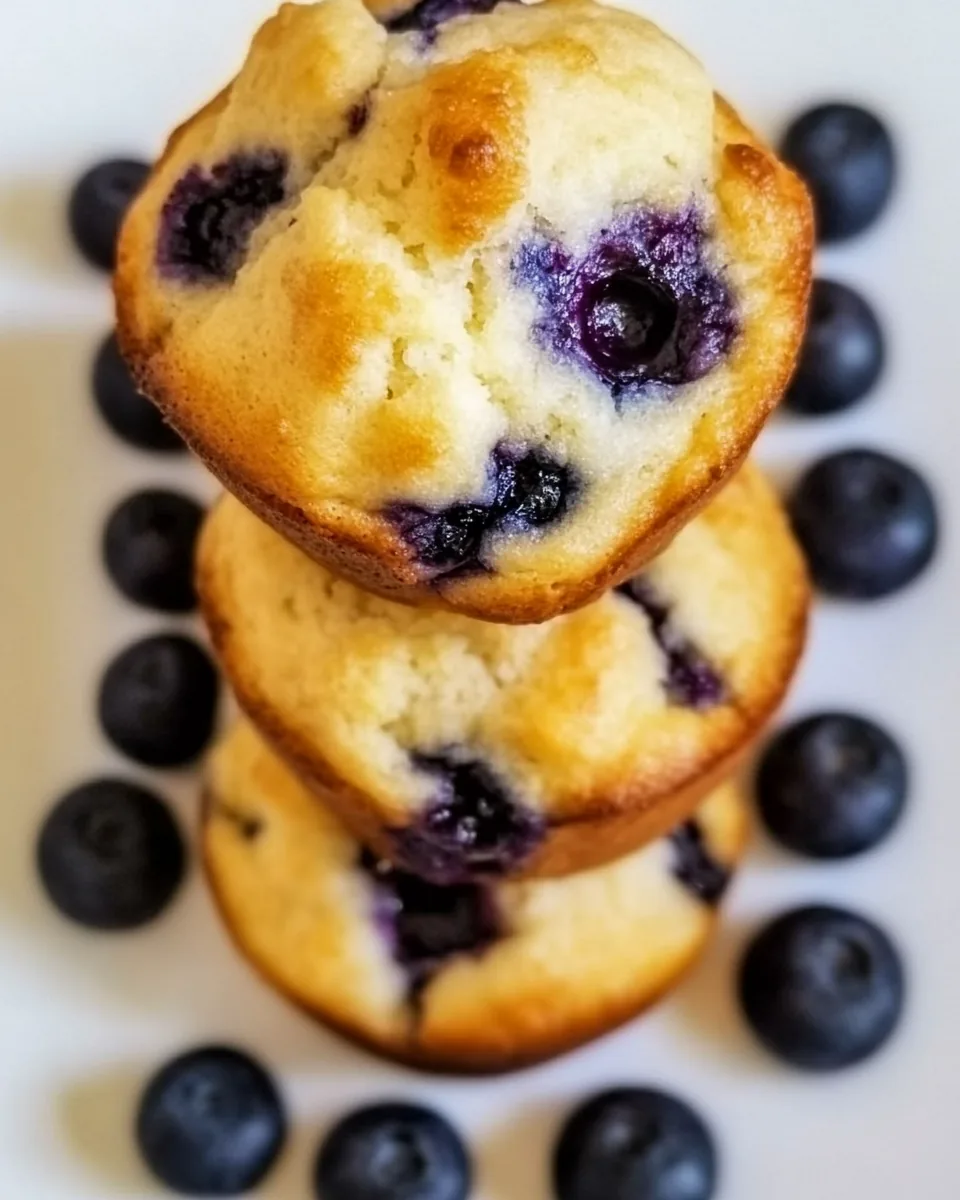 Skinny Blueberry Muffins