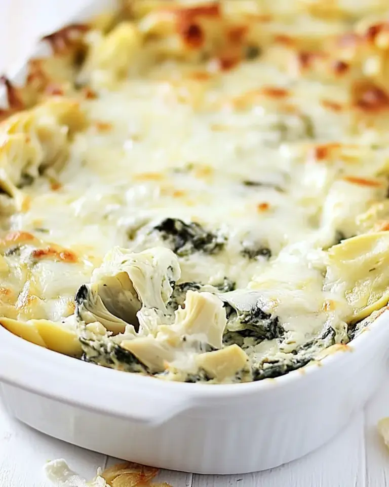 Skinny Three Cheese Spinach Artichoke Dip