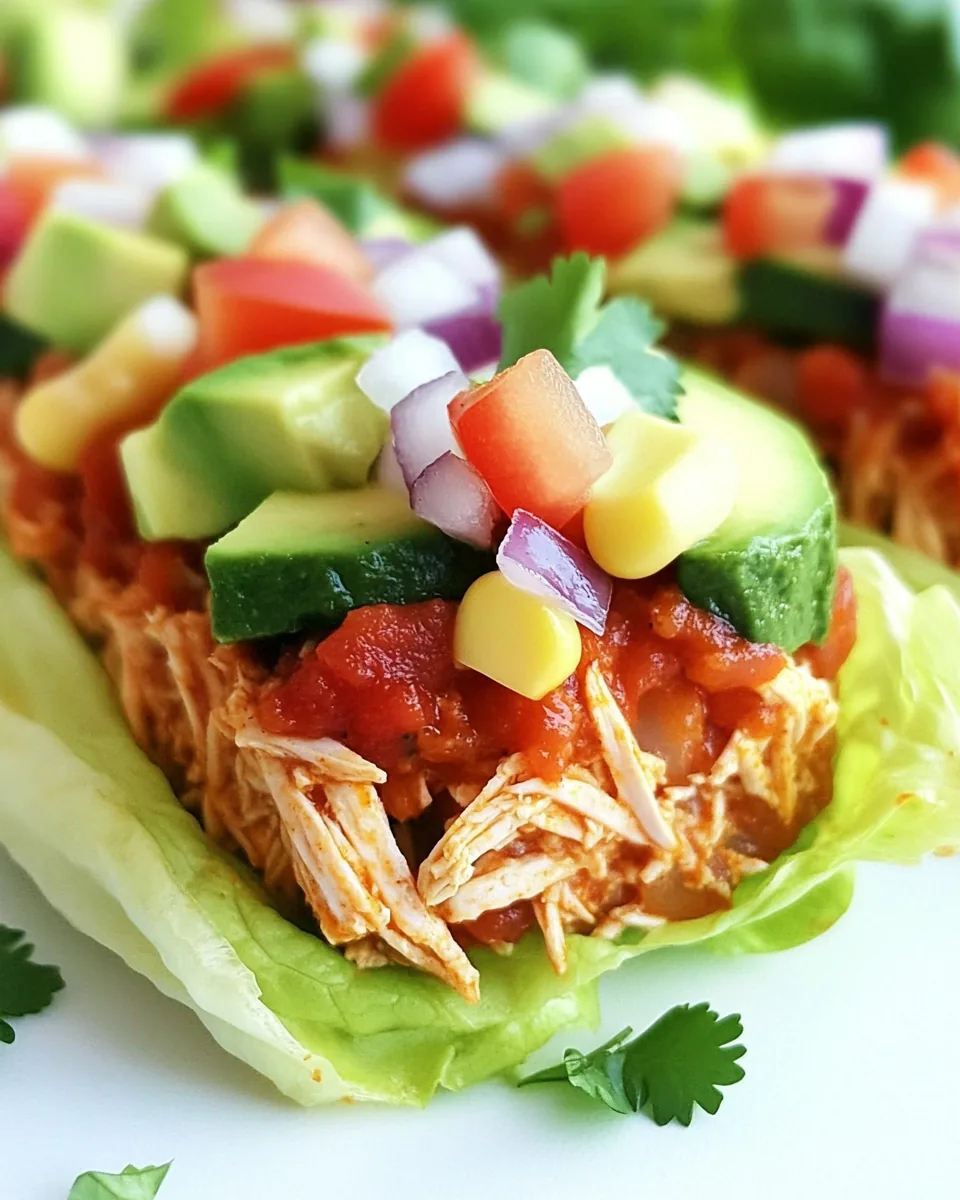 Slow Cooker Tex Mex Lettuce Wraps