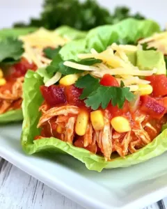 Slow Cooker Tex Mex Lettuce Wraps