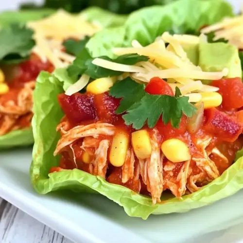 Slow Cooker Tex Mex Lettuce Wraps
