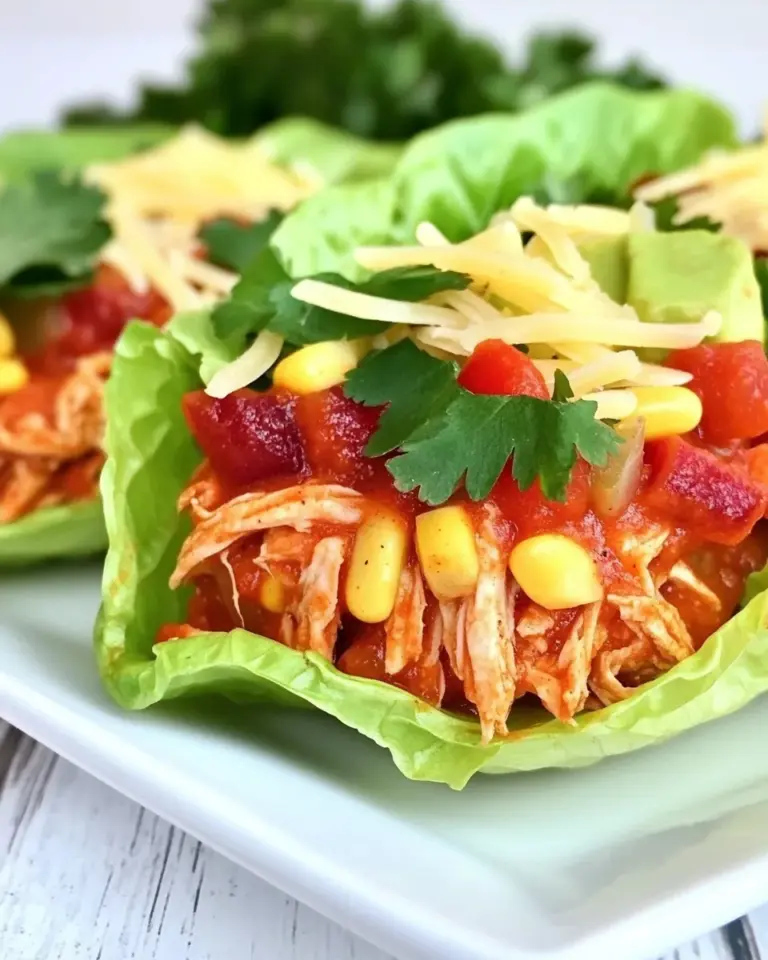 Slow Cooker Tex Mex Lettuce Wraps