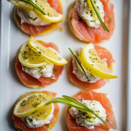 Smoked Salmon Canapes