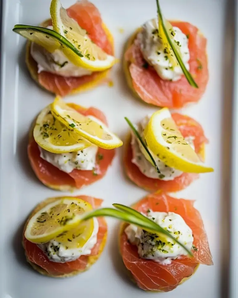 Smoked Salmon Canapes