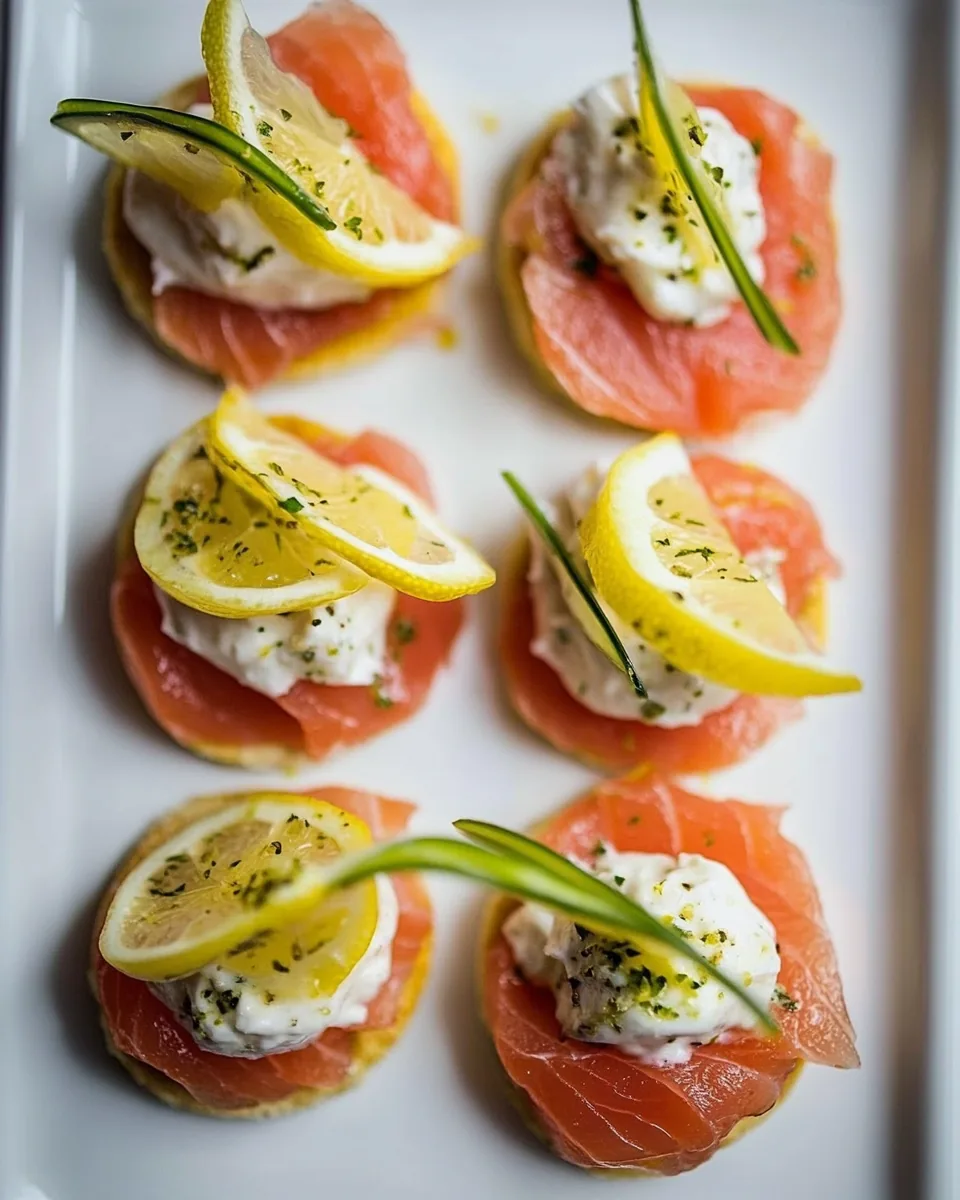 Smoked Salmon Canapes