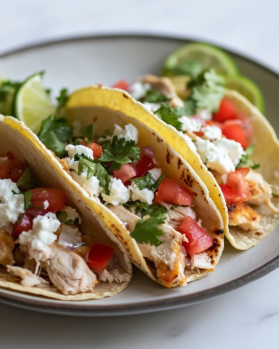 Smoky Roasted Chicken Tacos