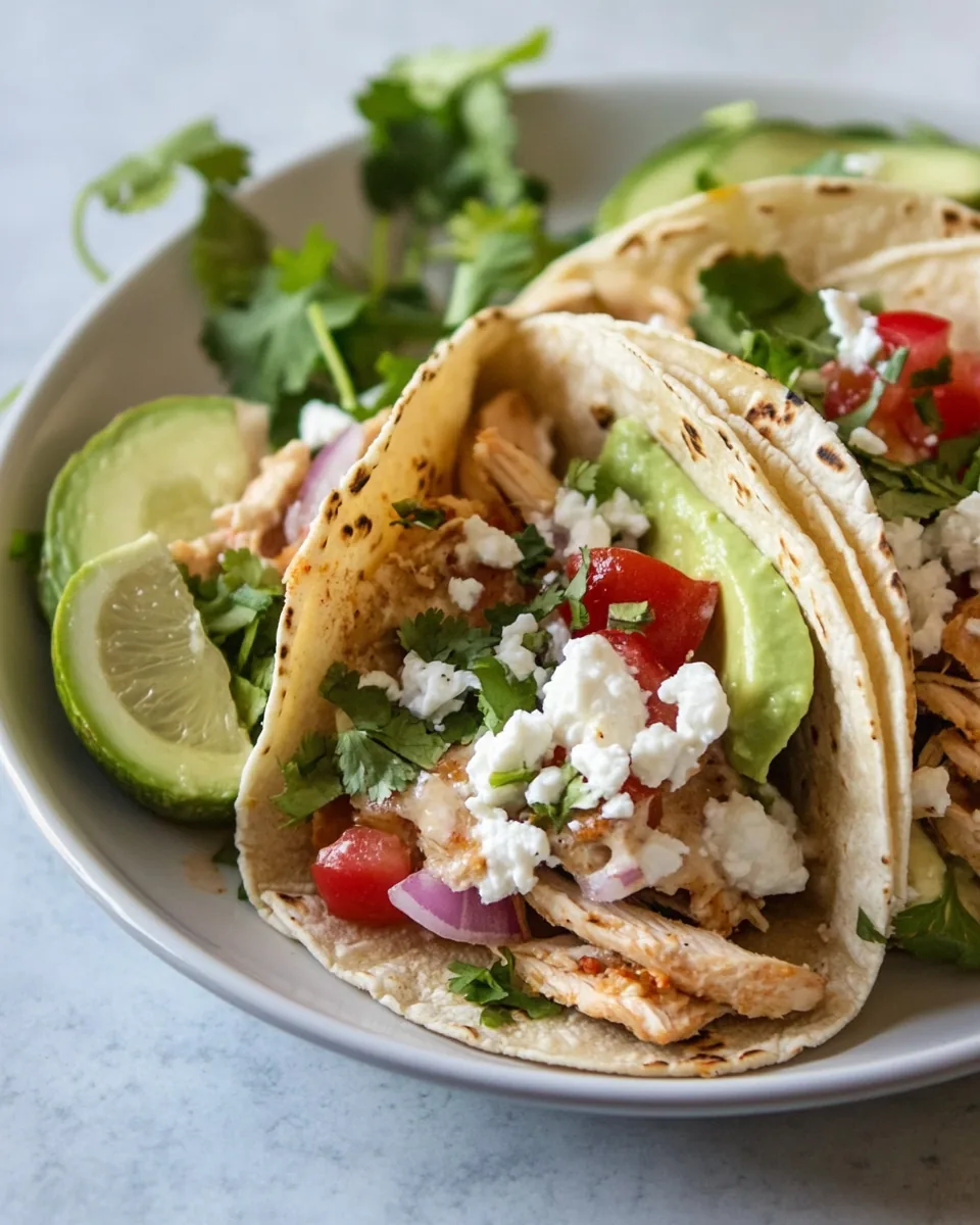 Smoky Roasted Chicken Tacos