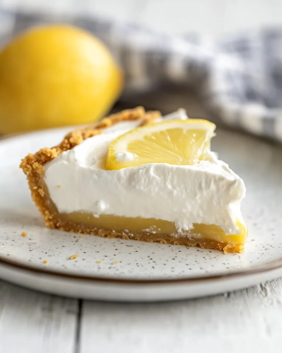 Sour Cream Lemon Pie