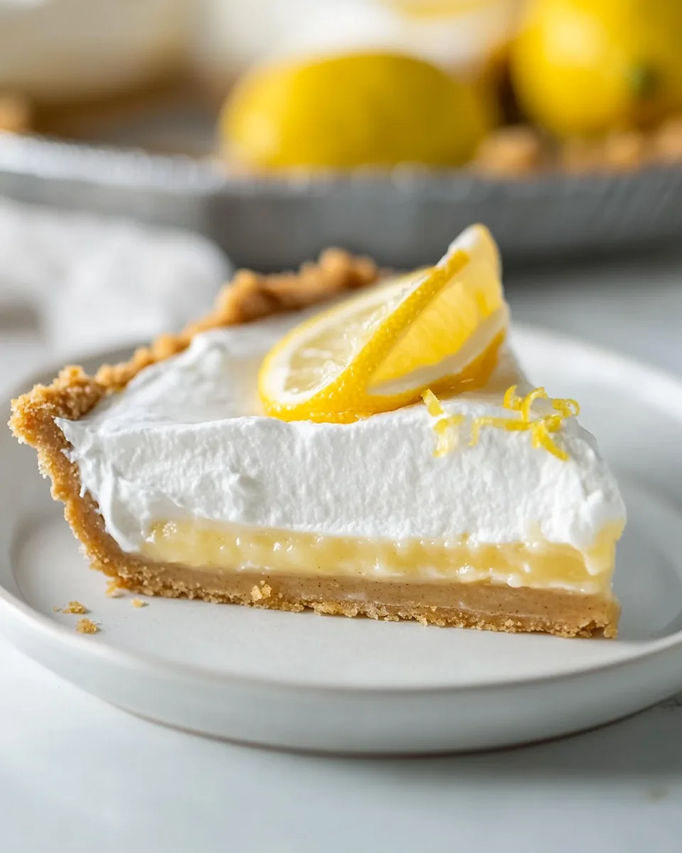 Sour Cream Lemon Pie