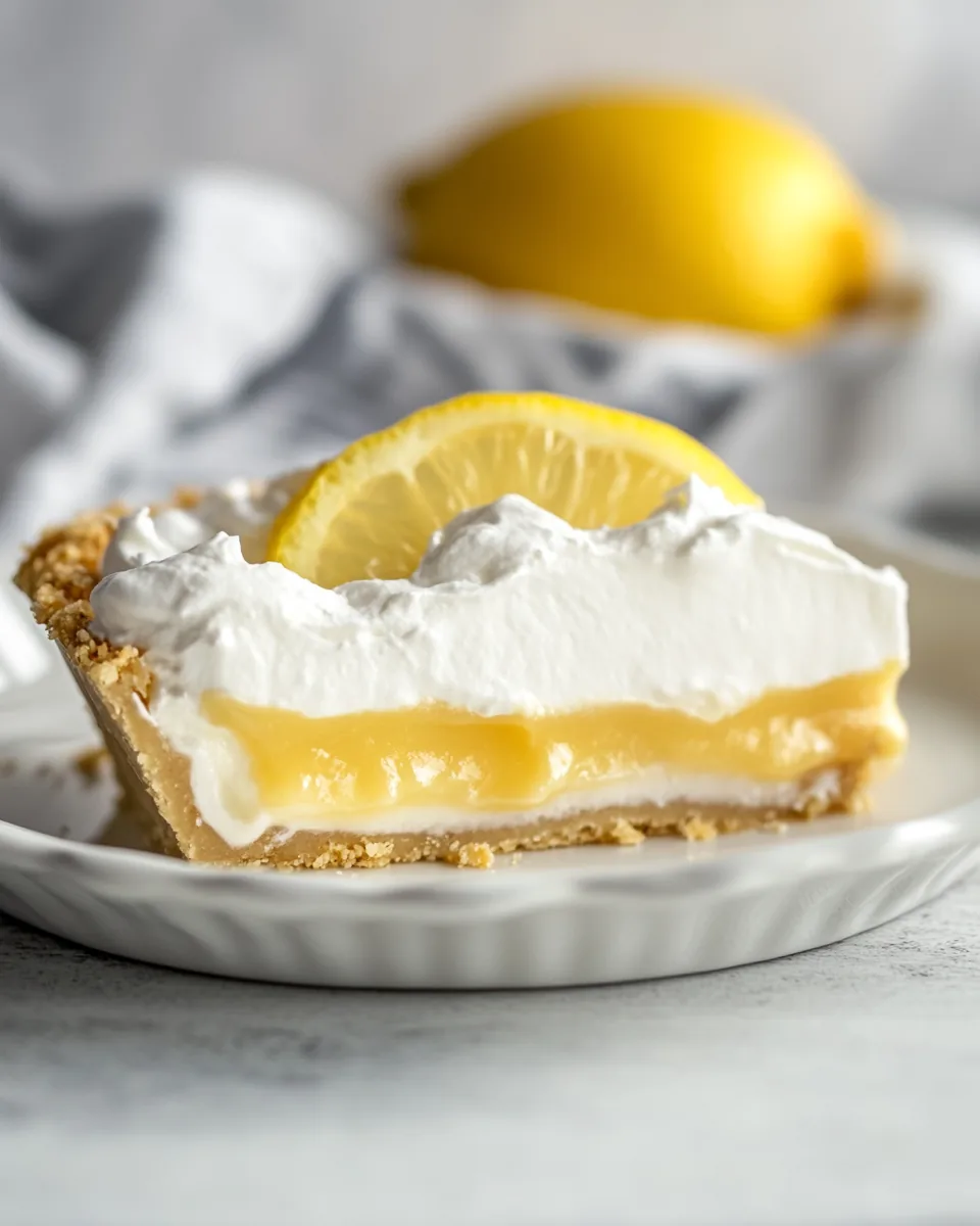 Sour Cream Lemon Pie